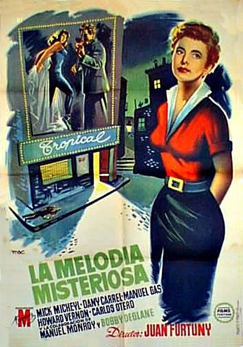 Movie poster for The Mysterious Melody AKA Ce soir les souris dansent (1956)