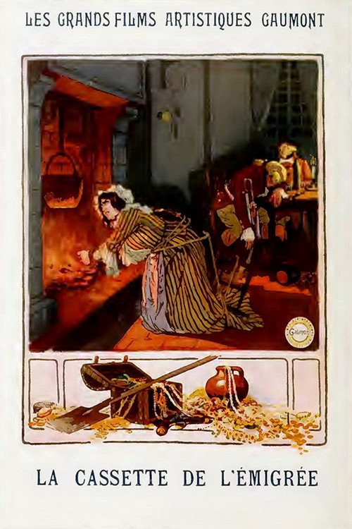 Movie poster for La Cassette de l'émigrée (1912)