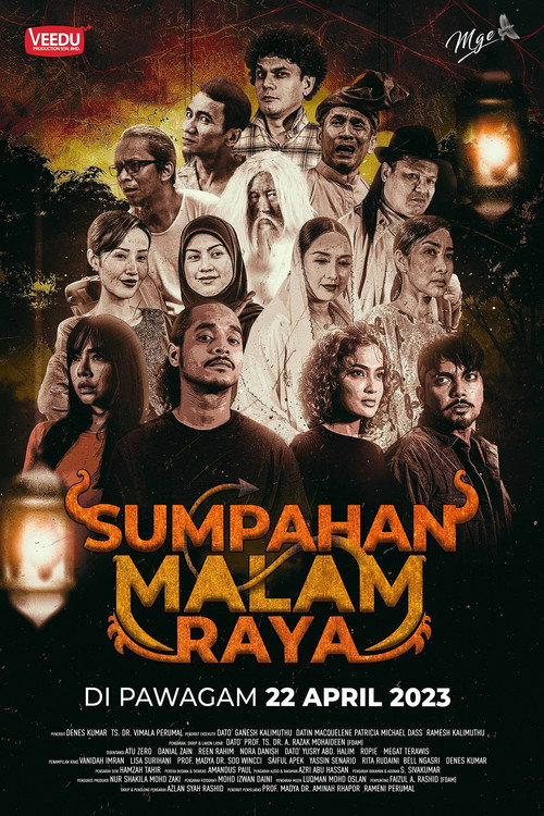 Movie poster for Sumpahan Malam Raya (2023)