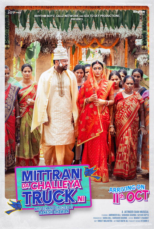 Movie poster for Mittran Da Challeya Truck Ni (2024)