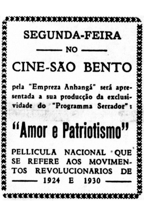 Movie poster for Amor e Patriotismo (1930)