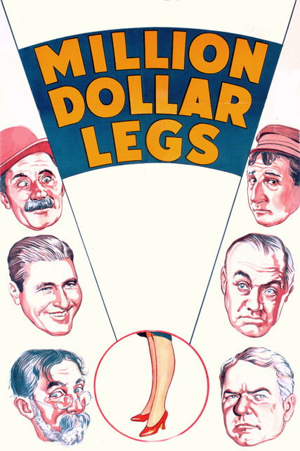 Movie poster for Million Dollar Legs (1932)