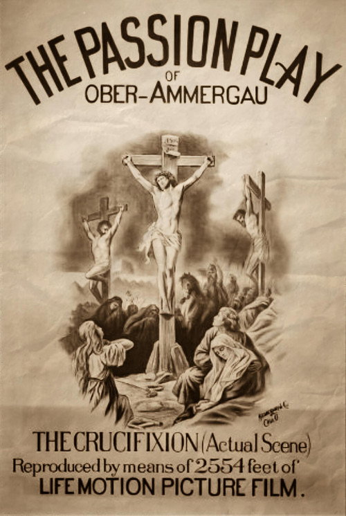 Movie poster for The Passion Play of Oberammergau (1898)