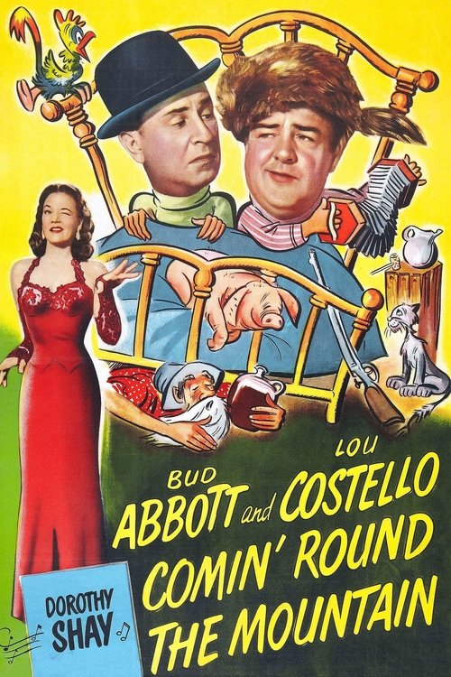 Movie poster for Comin' Round the Mountain (1951)