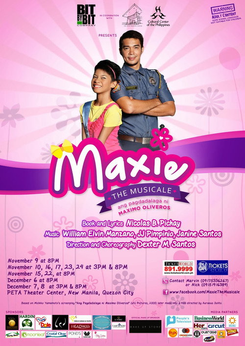Movie poster for Maxie The Musical: Ang Pagdadalaga ni Maximo Oliveros (2013)