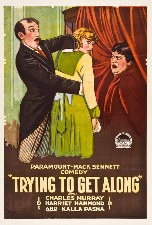 Movie poster for Trying to Get Along (1919)