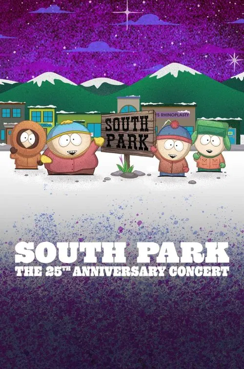 Movie poster for South Park: The 25th Anniversary Concert (2022)