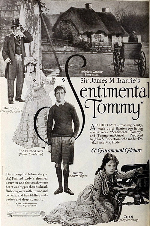 Movie poster for Sentimental Tommy (1921)