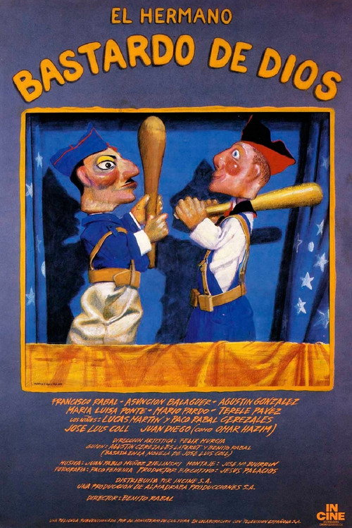Movie poster for El hermano bastardo de Dios (1986)