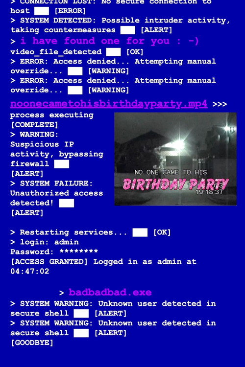 Movie poster for No One Came To His Birthday Party (2025)