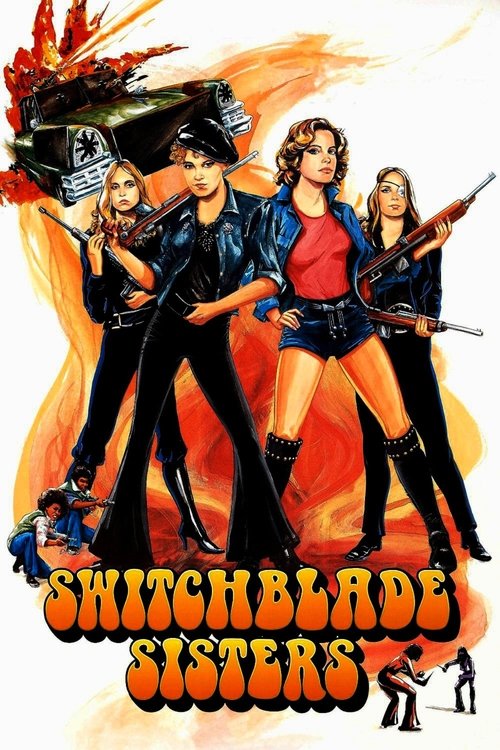 Movie poster for Switchblade Sisters (1975)