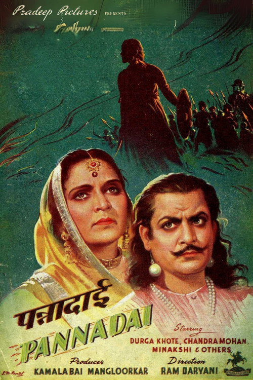 Movie poster for Nursemaid Panna (1945)