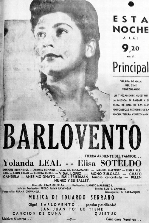 Movie poster for Barlovento (1945)