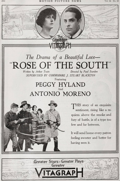 Movie poster for Rose of the South (1916)