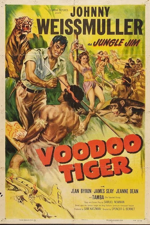 Movie poster for Voodoo Tiger (1952)
