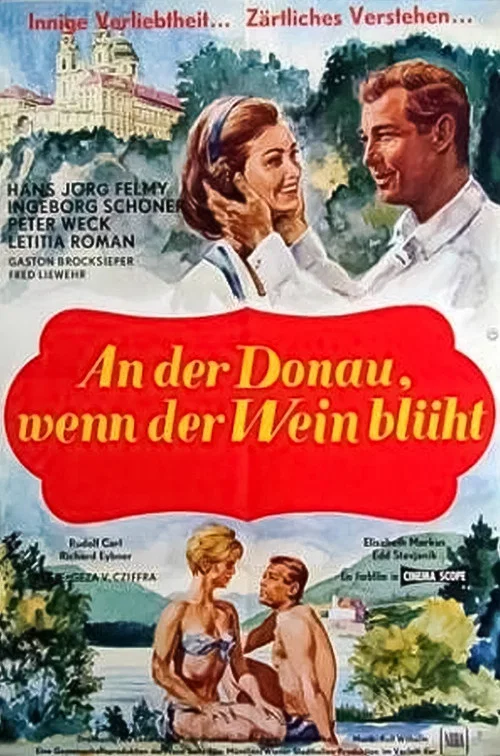 Movie poster for An der Donau, wenn der Wein blüht (1965)