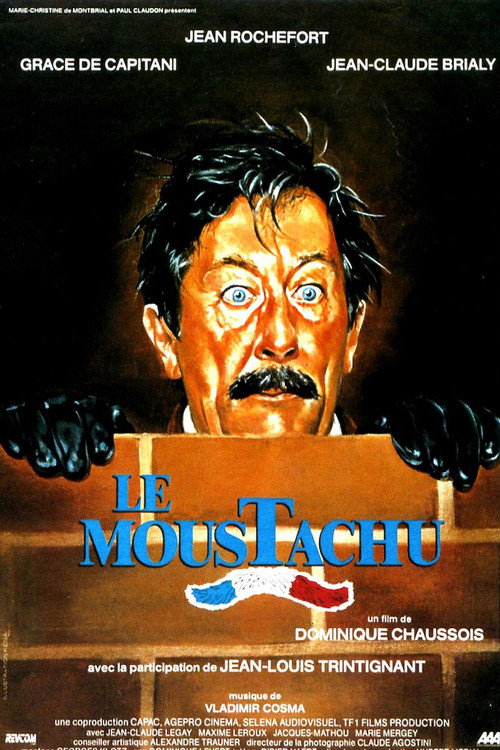 Movie poster for Le Moustachu (1987)