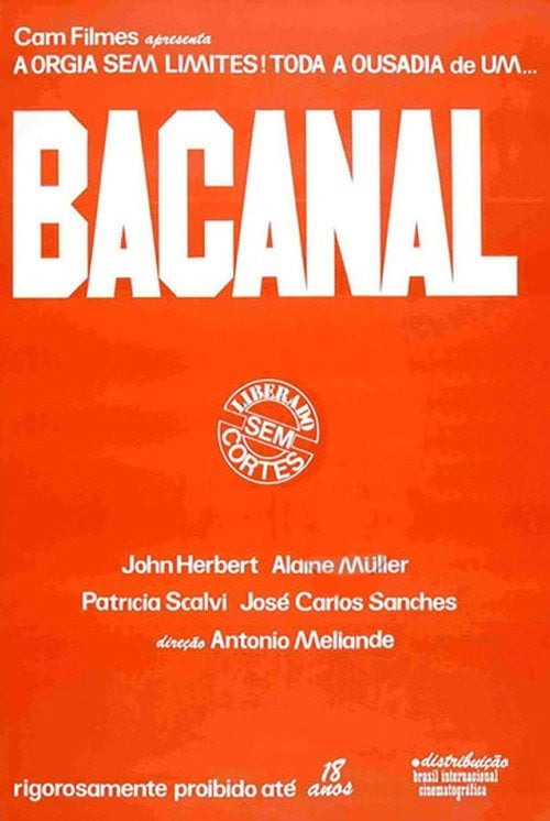 Movie poster for Bacanal (1980)