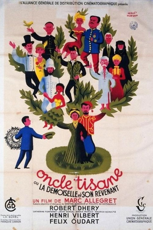 Movie poster for La demoiselle et son revenant (1952)