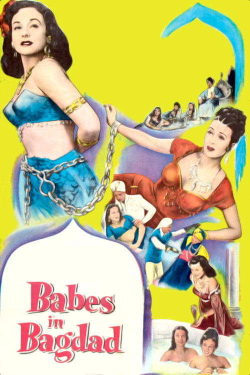 Movie poster for Babes in Bagdad (1952)