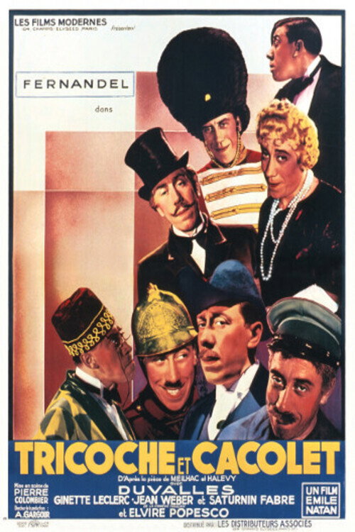 Movie poster for Tricoche and Cacolet (1938)