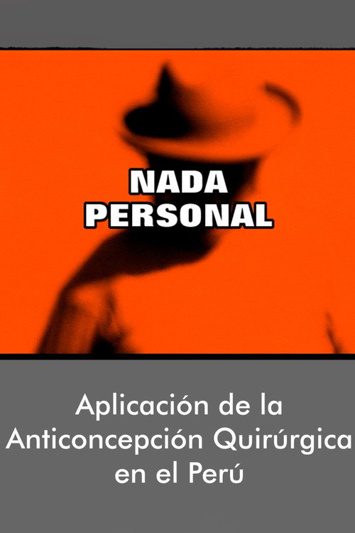 Movie poster for Nada personal (1997)