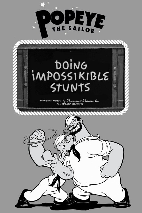 Movie poster for Doing Impossikible Stunts (1940)