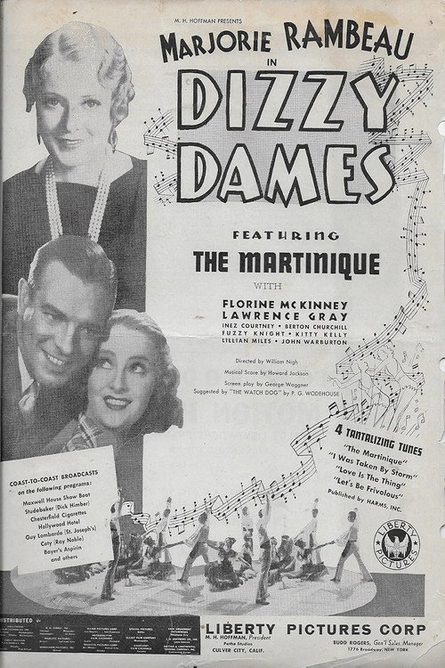 Movie poster for Dizzy Dames (1935)