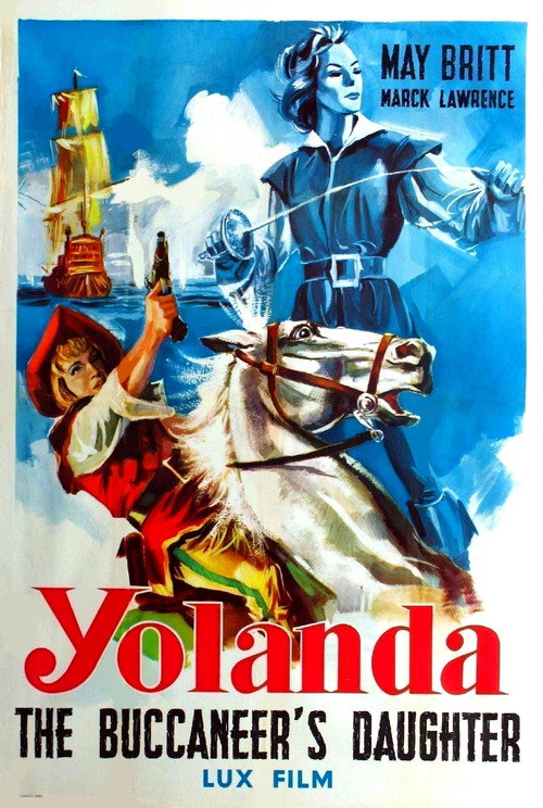 Movie poster for Jolanda, the Daughter of the Black Corsair (1953)