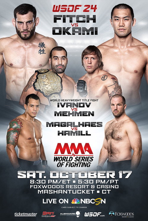 Movie poster for World Series of Fighting 24: Fitch vs. Okami (2015)