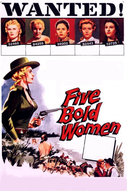 Movie poster for Five Bold Women (1960)