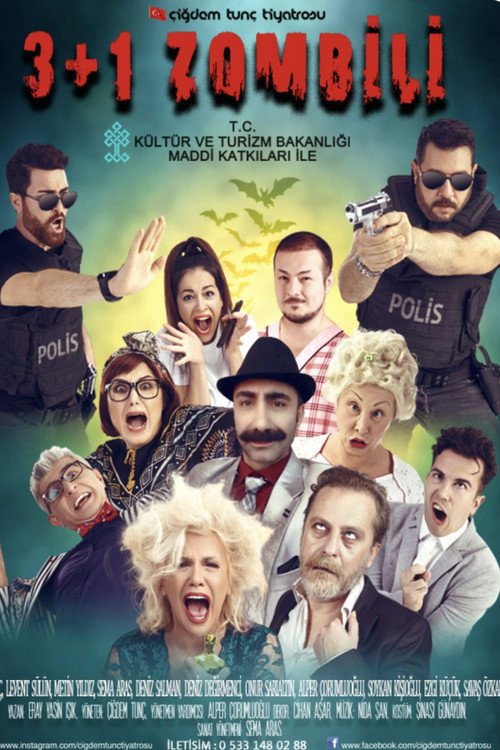 Movie poster for 3+1 Zombili (2019)