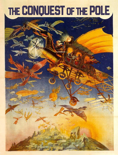 Movie poster for The Conquest of the Pole (1912)