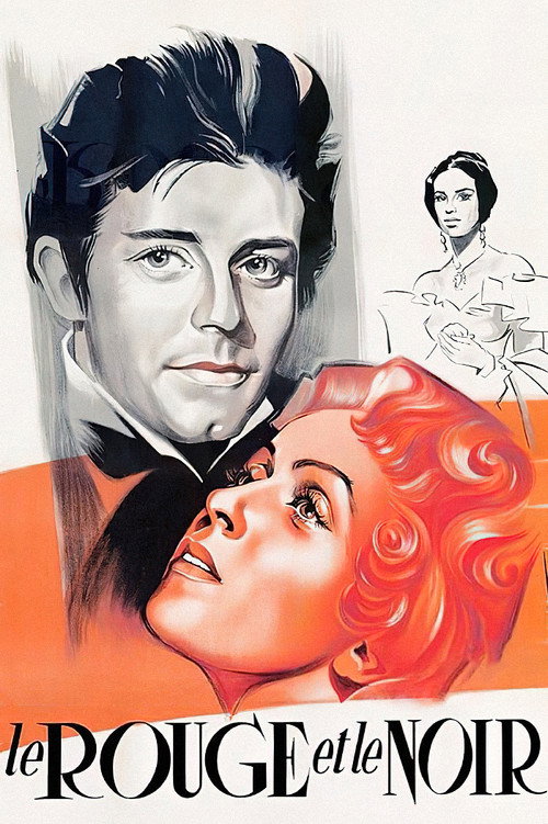 Movie poster for Le Rouge et le Noir (1954)