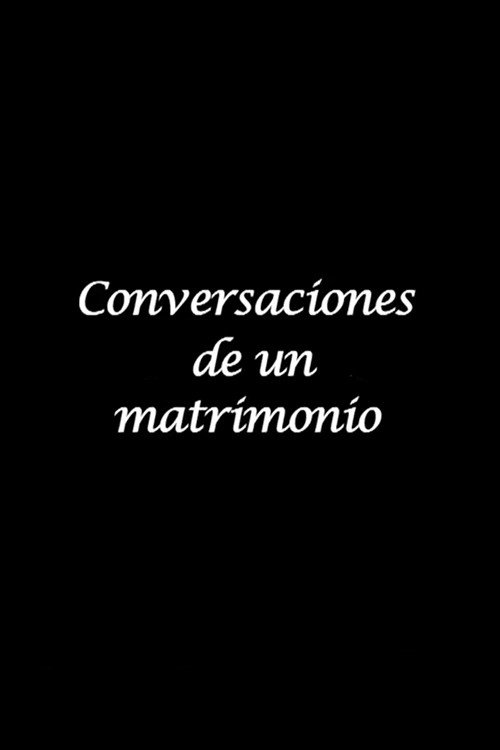 Movie poster for Conversations of a Marriage (2013)