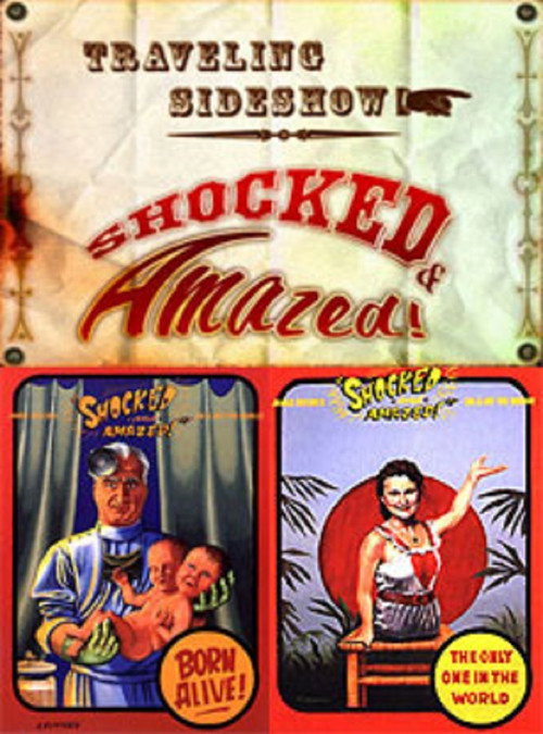 Movie poster for Traveling Sideshow: Shocked and Amazed! (2003)