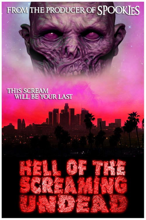 Movie poster for Hell of the Screaming Undead (2023)