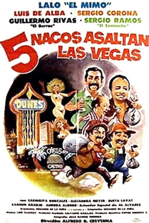 Movie poster for Cinco nacos asaltan Las Vegas (1987)
