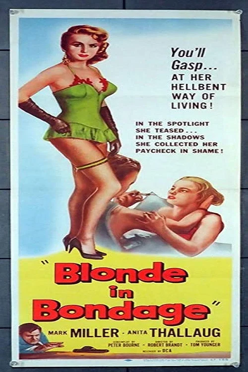 Movie poster for Blonde in Bondage (1957)