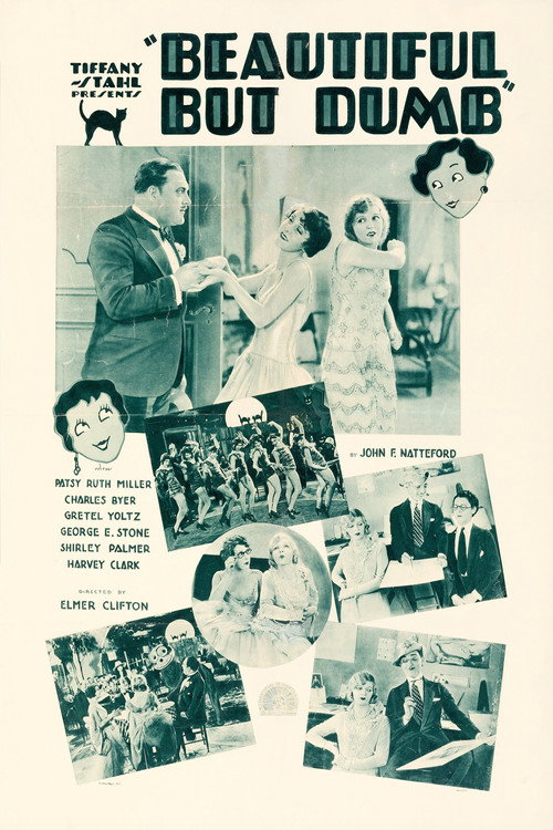 Movie poster for Beautiful But Dumb (1928)