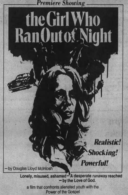 Movie poster for The Girl Who Ran Out of Night (1974)