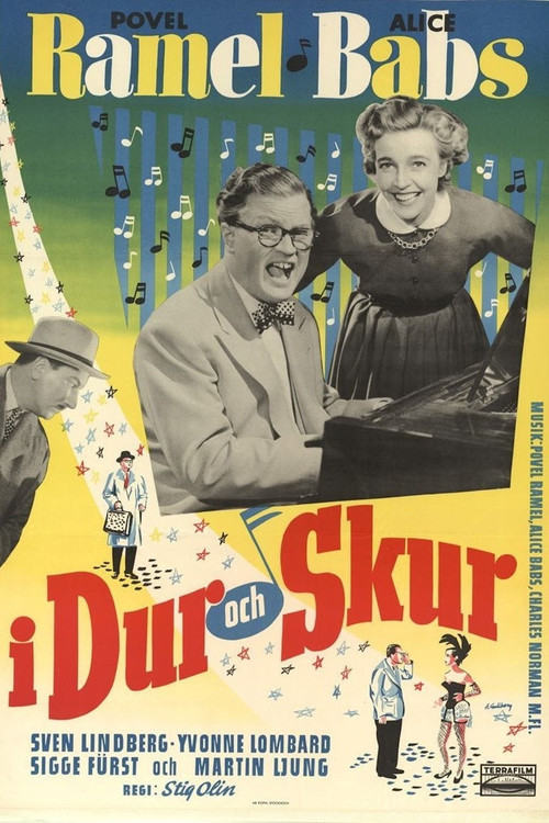 Movie poster for I dur och skur (1953)