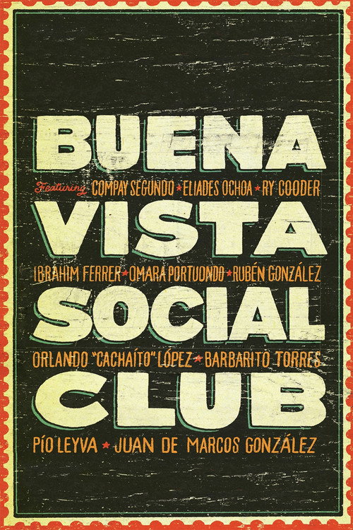 Movie poster for Buena Vista Social Club (1999)