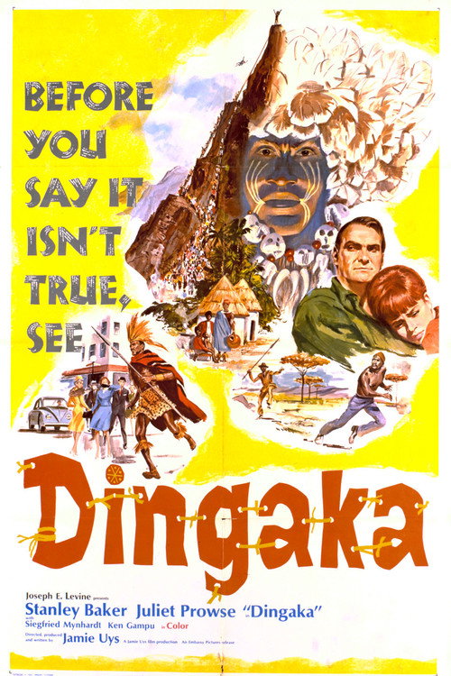 Movie poster for Dingaka (1964)