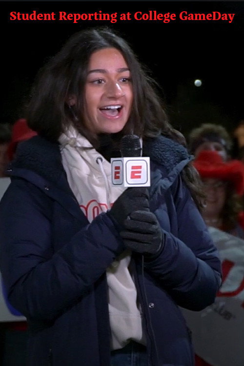 Movie poster for Student Reporting at College GameDay (2023)