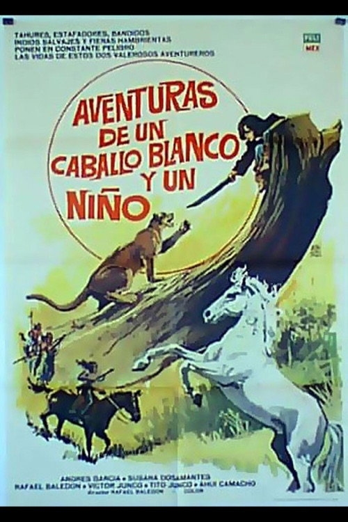 Movie poster for Aventuras de un caballo blanco y un niño (1975)