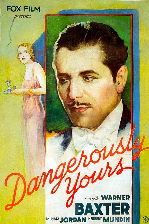 Movie poster for Dangerously Yours (1933)