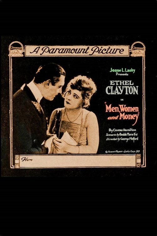 Movie poster for Men, Women, and Money (1919)