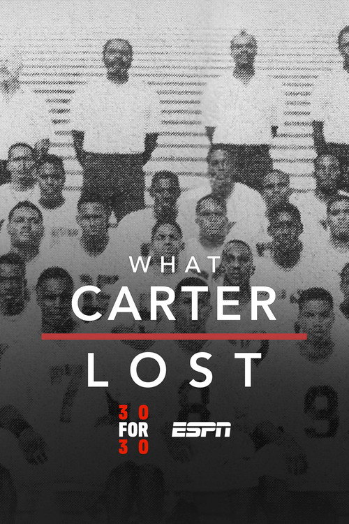 Movie poster for What Carter Lost (2017)