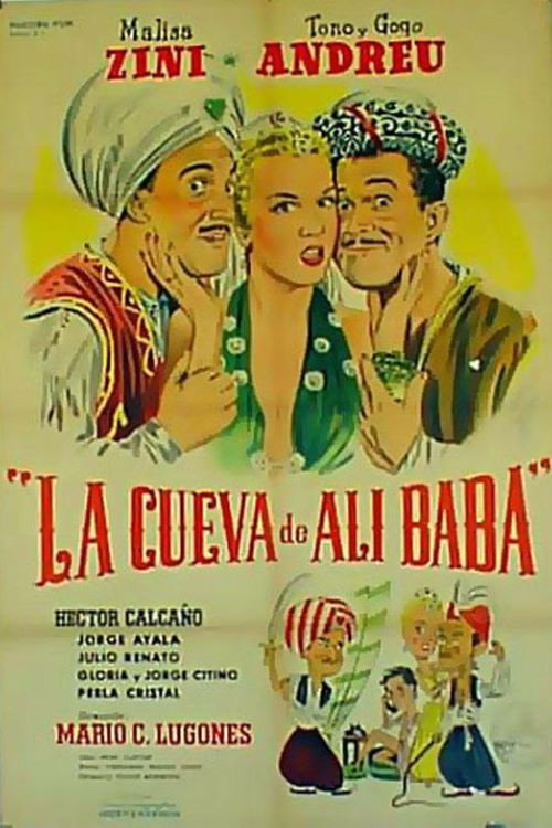 Movie poster for La cueva de Alí Babá (1954)
